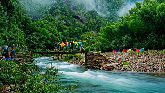 皖南川藏線觀景：月灣+六道灣+儲家灘+網紅咖啡店·2-8人