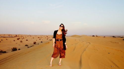 Private Morning Red Dune Safari with Camel Ride & Sandboarding 6