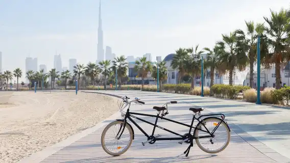 杜拜：適合家庭的自行車探險