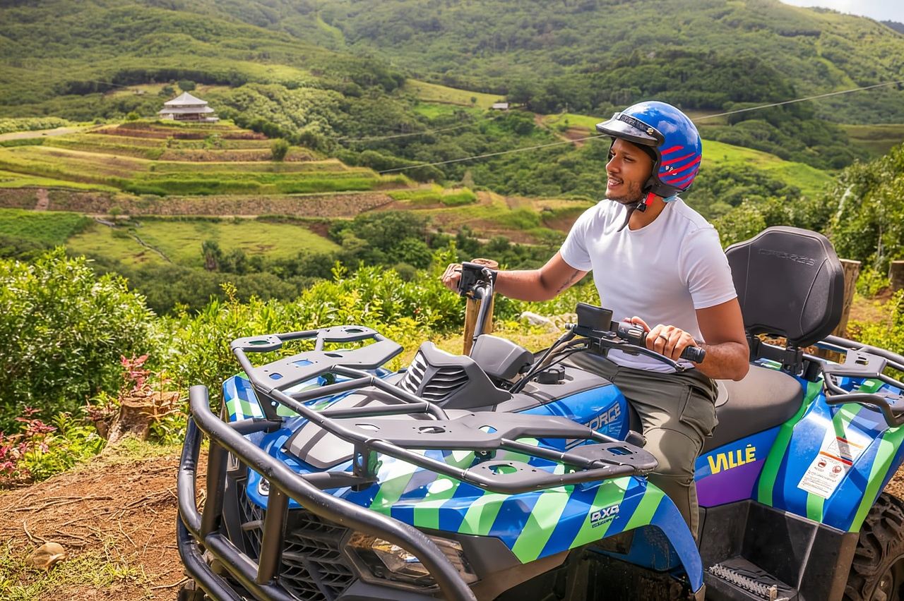Mauritius: Quad Adventure Single at Vallé Advenature Park