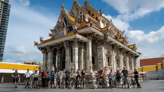 曼谷城市自行車之旅（含當地小吃）