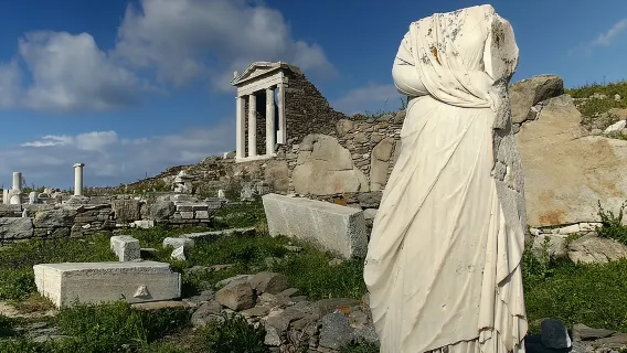 Tur Setengah Hari ke Delos dari Mykonos