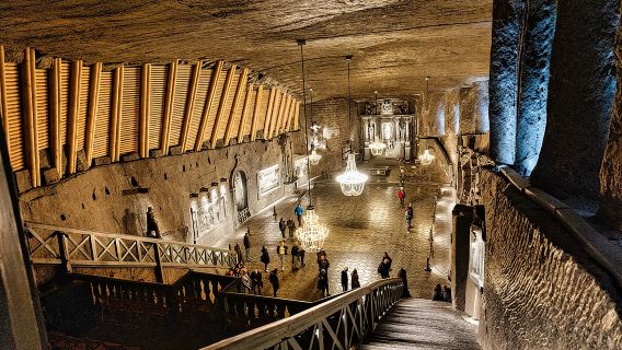Da Cracovia alla miniera di sale di Wieliczka: visita guidata con biglietto e trasferimento