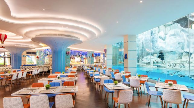 珠海長隆海洋王國度假區企鵝酒店帝企鵝餐廳自助早餐/午餐/晚餐