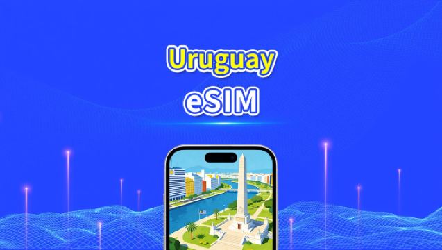 eSIM do Uruguai | 5G/4G | Pacote diário/de dados | Dados de alta velocidade | 24 horas | 1-30 dias | Código QR