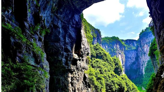 Chongqing: Excursión privada de un día al Parque Geológico Kárstico de Wulong
