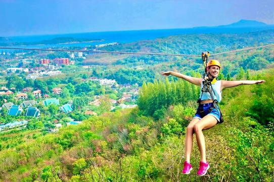 普吉島海景叢林飛躍|騎大象|ATV天際線探險親子同樂|一價全包|中文顧客服務中心|