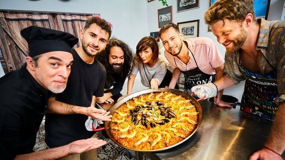 Barcelona Paella Cooking Class with La Boqueria Market Visit