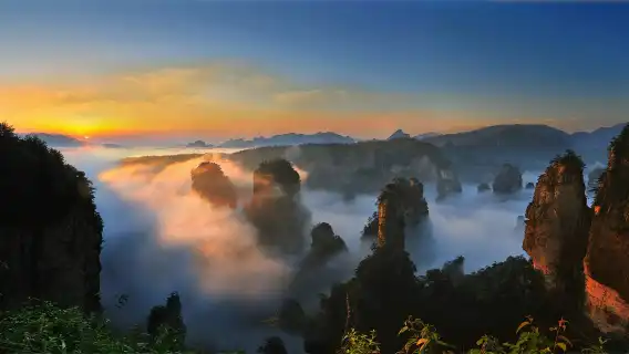 장가계 국가삼림공원 일일 투어 (입장권 + 영어 가이드)