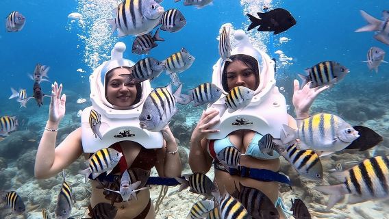 Дайвинг со шлемом на Кюрасао: прогуляйтесь по дну океана, плавать не нужно