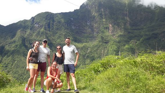 Crossing Island of Tahiti 4x4 Mountain, Waterfall, River, Basins