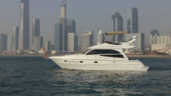 【青島遊艇出海】青島奧帆中心42英尺豪華進口遊艇包船出海