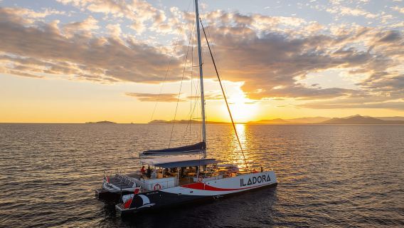 Hyères: crucero en catamarán al atardecer hasta la península de Giens