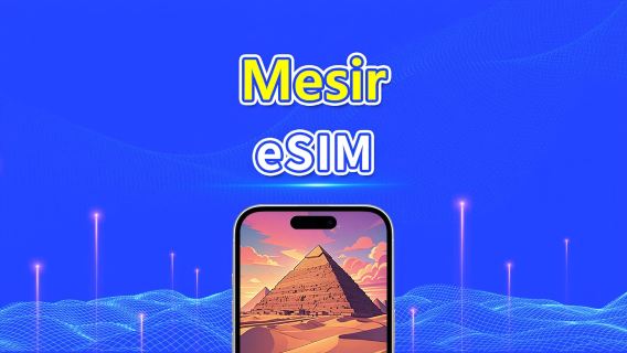 eSIM Mesir | 4G | Pakej Data Harian/Total | 1–30 hari | Pengebilan 24 Jam | Kod QR