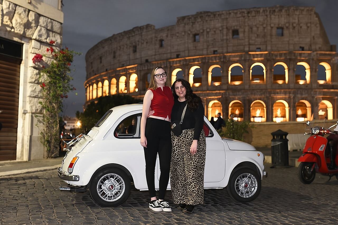 Fiat500 Night&Day Photoshoot, with a Roman, pickup included