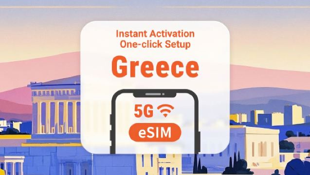 Yunanistan 5G eSIM | 3-30 Günlük Veri Paketi | Tek Tıkla Hızlı Etkinleştirme | Kargo Bekleme Yok | QR Kodu