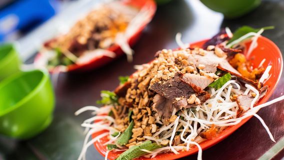 Tasting 8 Different Street Foods + Local Drink at Evening Time by Walking