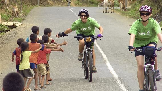 Bike to Kuangsi Waterfall and Cruise the Mekong River Back - Luang Prabang 1 day