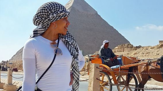 Thrilling Half-Day: Discover Pyramids, Sphinx, Camel Ride& Lunch!
