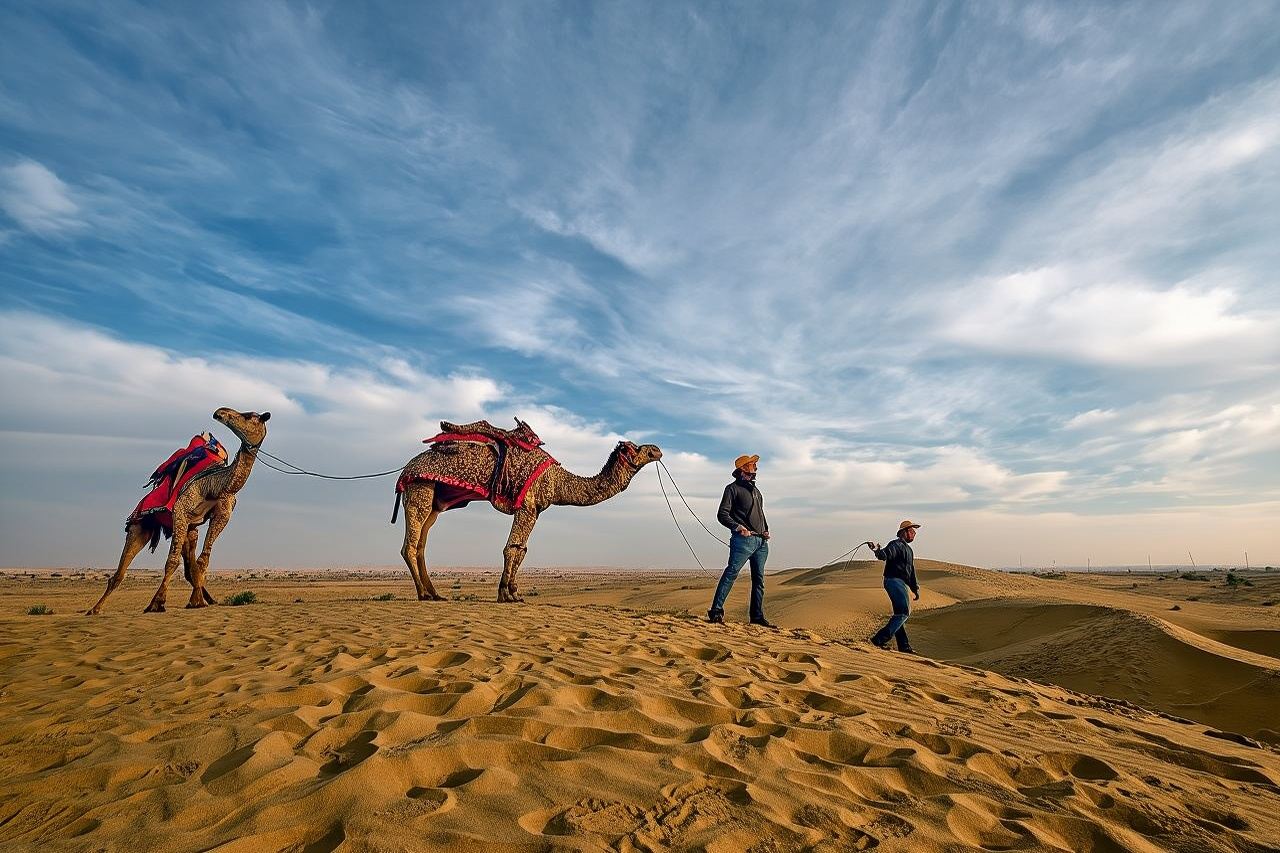 Safari di un giorno in cammello nel deserto a Jodhpur
