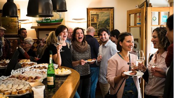 Tour dei Pintxo con pranzo a San Sebastian e vino