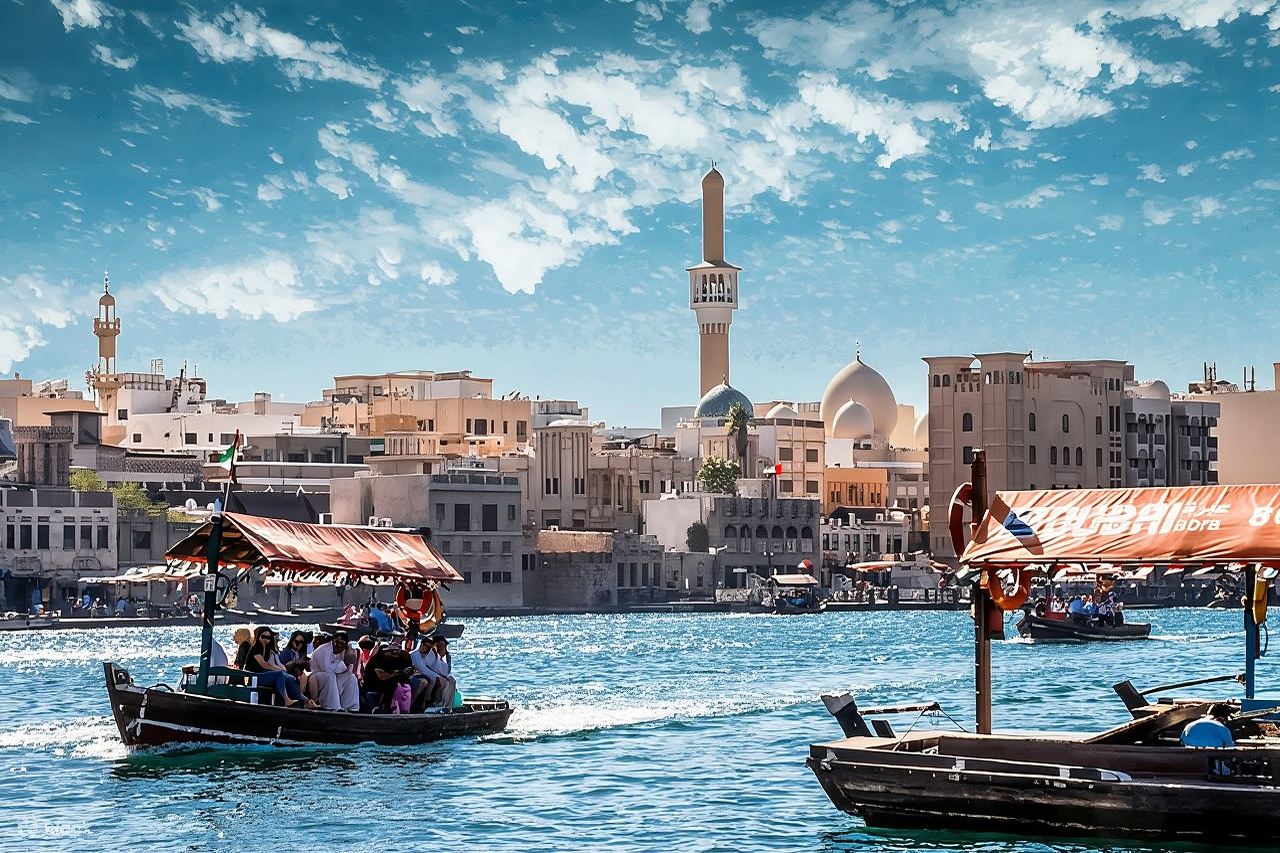 Old & Modern Dubai Full Day Private Tour with Blue Mosque Visit