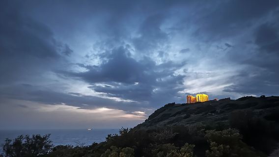 Cape Sounio Private Tour Temple Poseidon Athenian Riviera sunset
