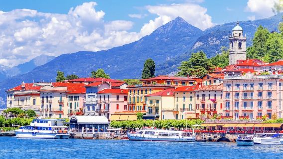 Italy and Switzerland 1-day tour to Lake Como + Lake Lugano/Bellagio (round-trip from Milan + cruise)