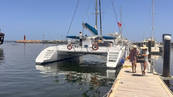Djerba: Luxury Catamaran Cruise with Swim & Snacks