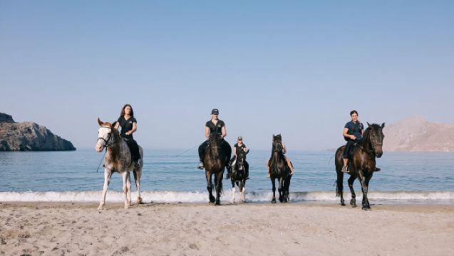 Paardrijden op Kreta: Rit op Plakias Strand