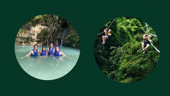 Combo Zipline & Waterfalls