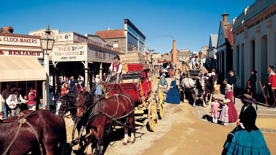 澳洲墨爾本疏芬山一日遊【疏芬山金礦城/下礦體驗/植物園】