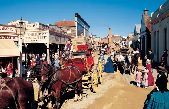 澳洲墨爾本疏芬山一日遊【疏芬山金礦城/下礦體驗/植物園】