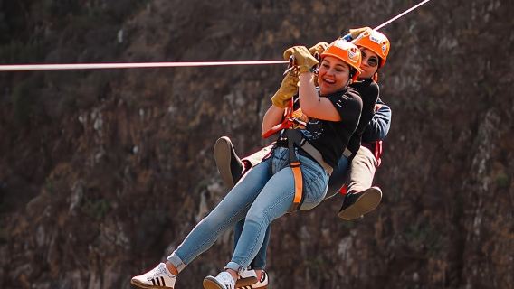 San Miguel de Allende : Aventure en Tyrolienne et Pont Suspendu