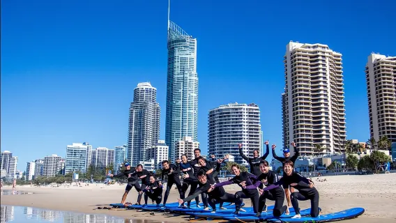 골드코스트 서퍼스 파라다이스 비치 2시간 서핑 강습