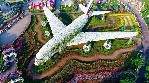 Miracle Garden und Global Village mit Eintrittskarten und Transfers