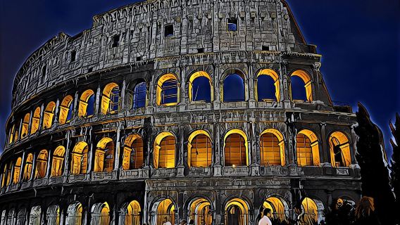 Tur Jalan Kaki Pribadi Roma di Malam Hari