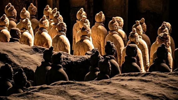 진시황릉 병마용 + 화청궁 + 도자기 핸드메이드 체험| 시안 역사 여행 일일 투어