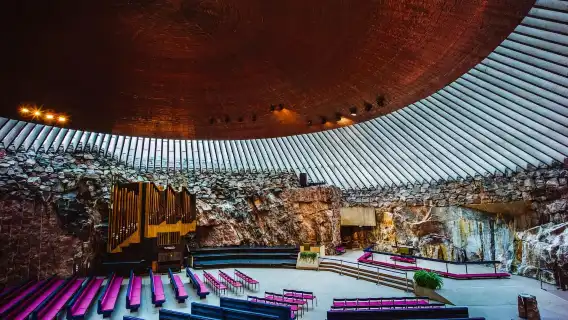 Helsinki Cathedral, Gulf of Finland, Temple Square Church, and Porvoo Cathedral one-day tour