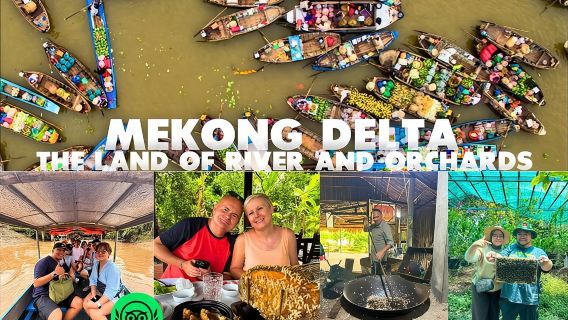 Authentic Mekong Delta: Tuk Tuk, Rowing Boat, Biking Tour