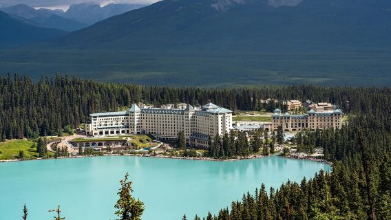 Tour di un giorno al lago Moraine, al lago Louise, al Johnston Canyon e alla città di Banff