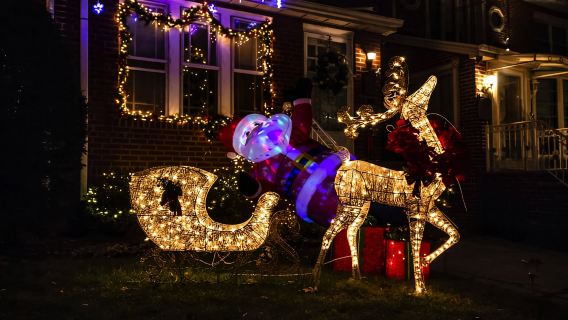 New York: tour guidato delle luci di Natale di Dyker Heights