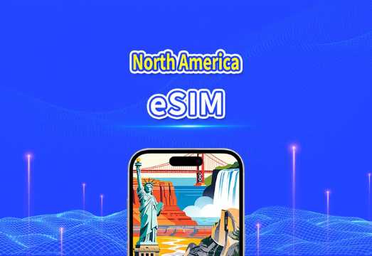 North America eSIM | 5G/4G | Daily/Total Data Package | 1–30 days | 24-Hour Billing | QR code