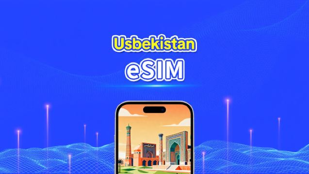 Usbekistan eSIM | 4G | Højhastighedsdata | Daglig pakke/datapakke | 24 timer | 1-30 dage | QR-kode