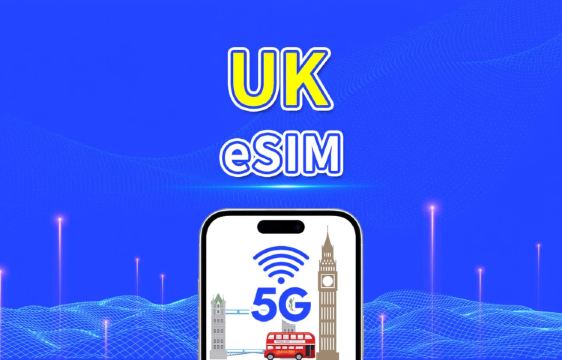 UK eSIM | 5G/4G | Daily/Total Data Package | 1–30 days | 24-Hour Billing | QR code