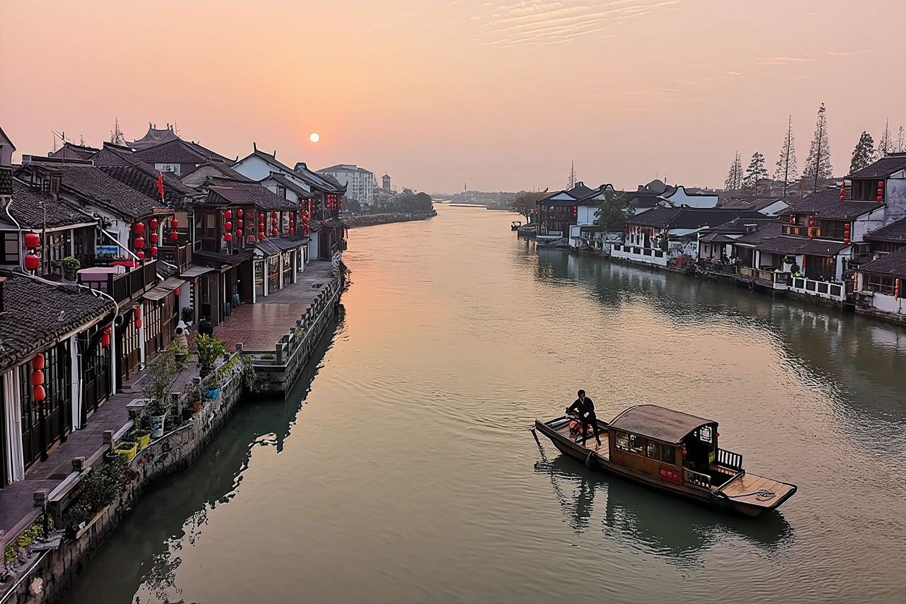 ทัวร์ส่วนตัวครึ่งวันชมเมืองจูเจียเจียวริมน้ำ พร้อมล่องเรือจากเซี่ยงไฮ้