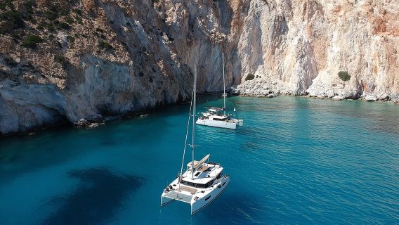 Catamaran Full Day Cruise: Poliegos - Kleftiko