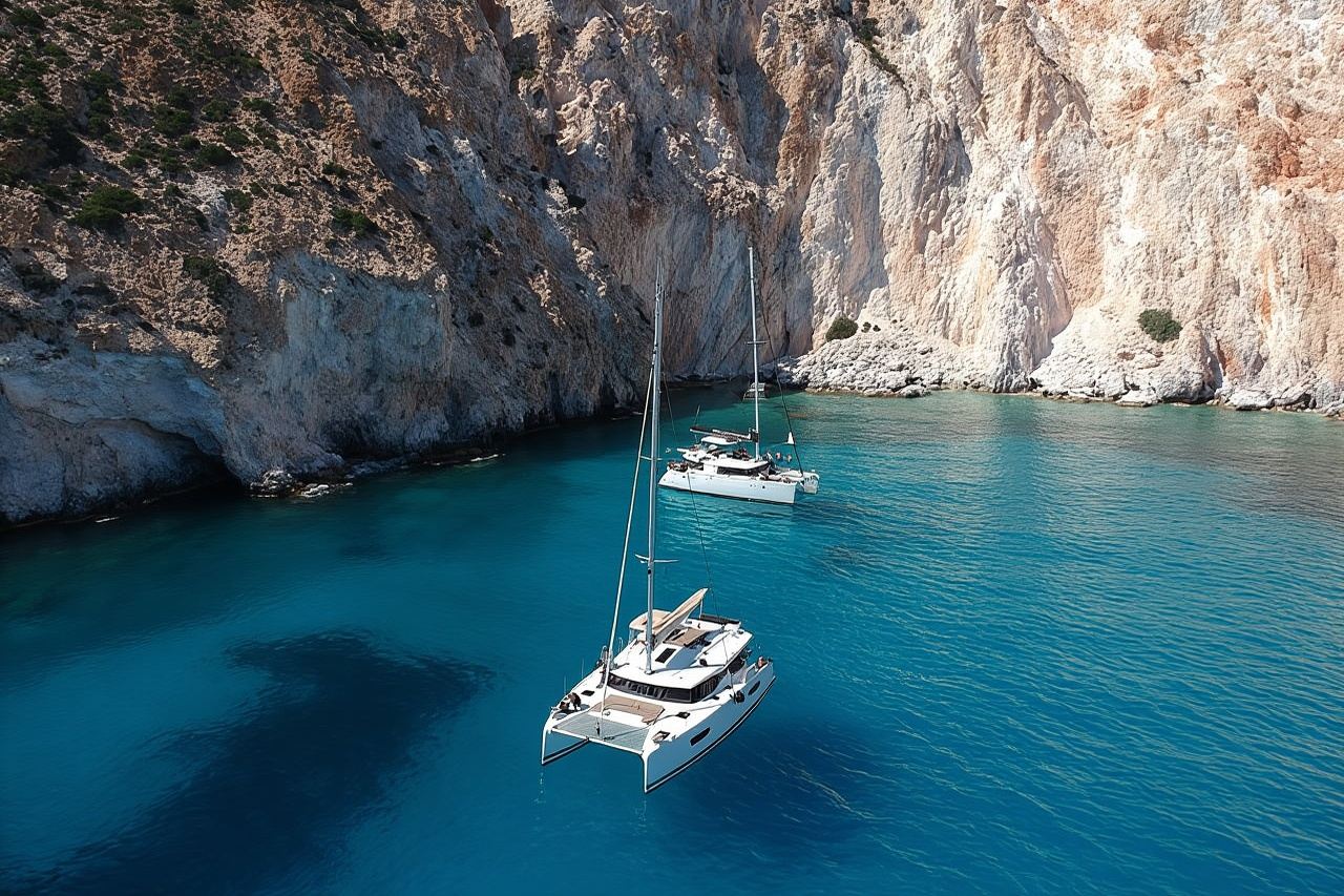 Catamaran Full Day Cruise: Poliegos - Kleftiko