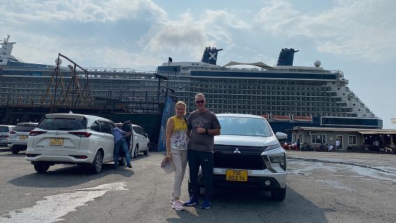 ท่าเรือ Chan May ไปยังสะพาน Golden Bridge หรือ Hoi An โดยรถยนต์ส่วนตัว