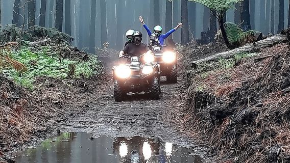 Quadricycle Tour to Morro Pelado 7km - 02 people on Quadri
